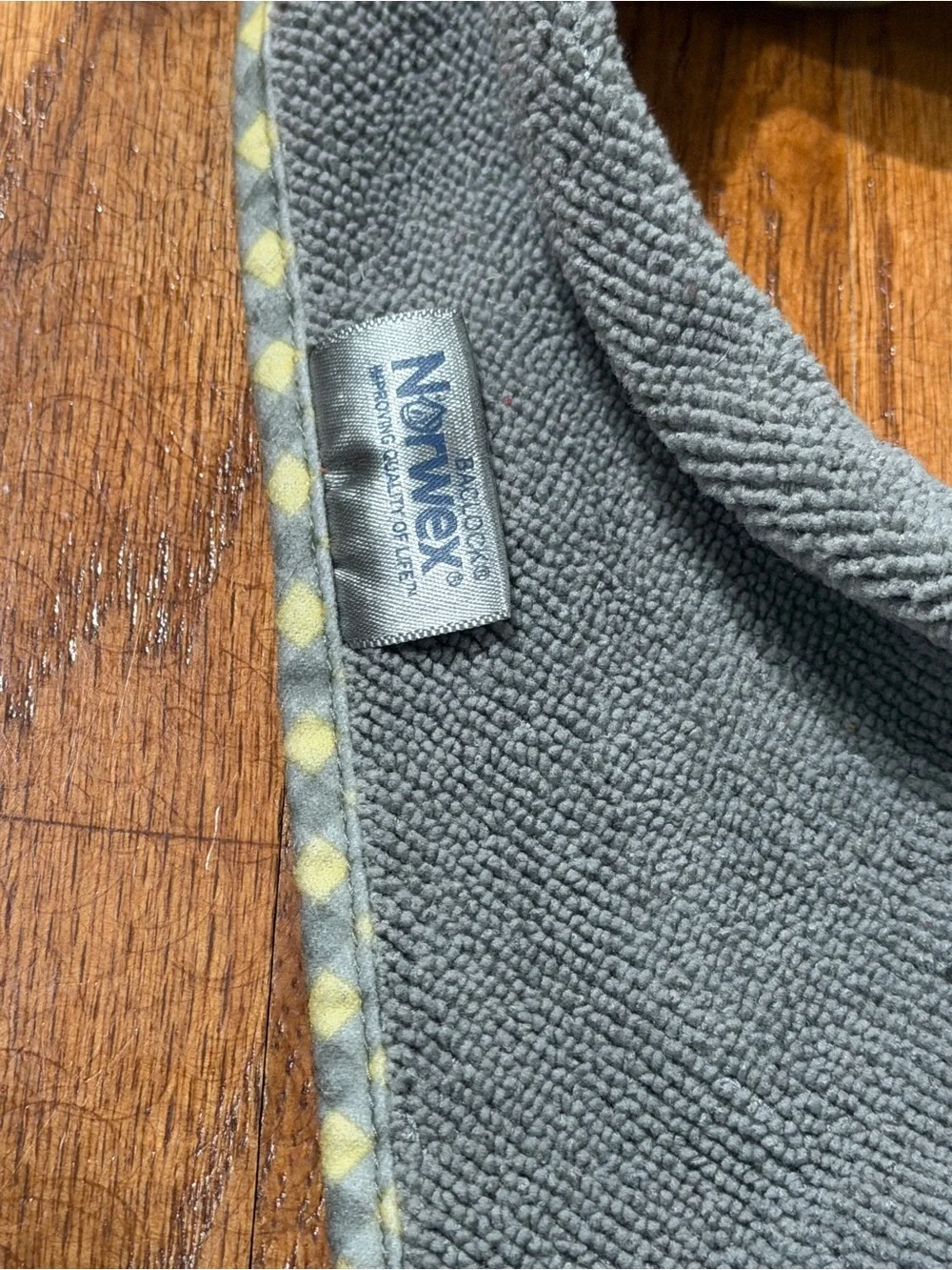 Norwex Baby Bandana Bib Set Gray Absorbent Snap Closure Lot of 3